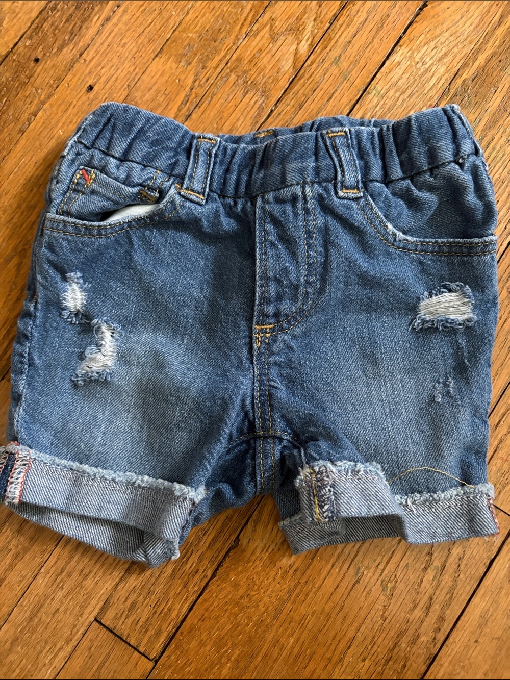 Gap denim Blue Distressed Shorts for Kids